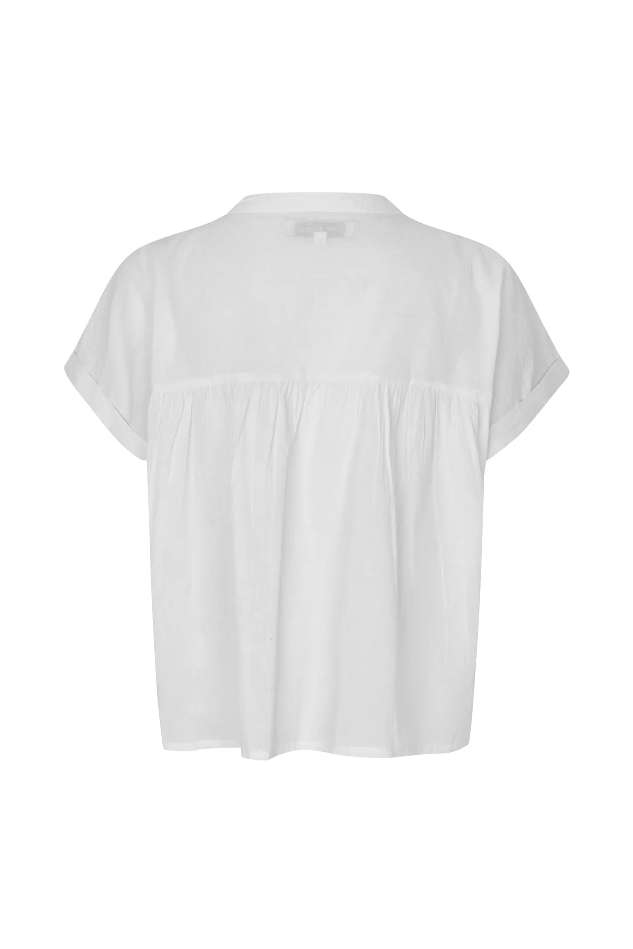 25147-1094 Blou Myall Shirt Ss White