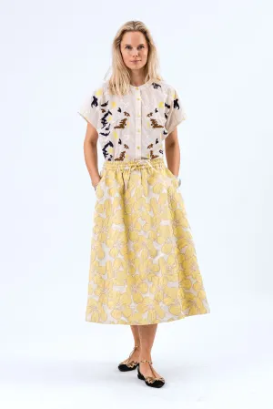 25147-1094 Blou Myall Shirt Ss White