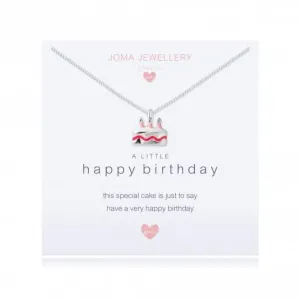 A Little Happy Birthday Necklace C338 Joma Jewellery