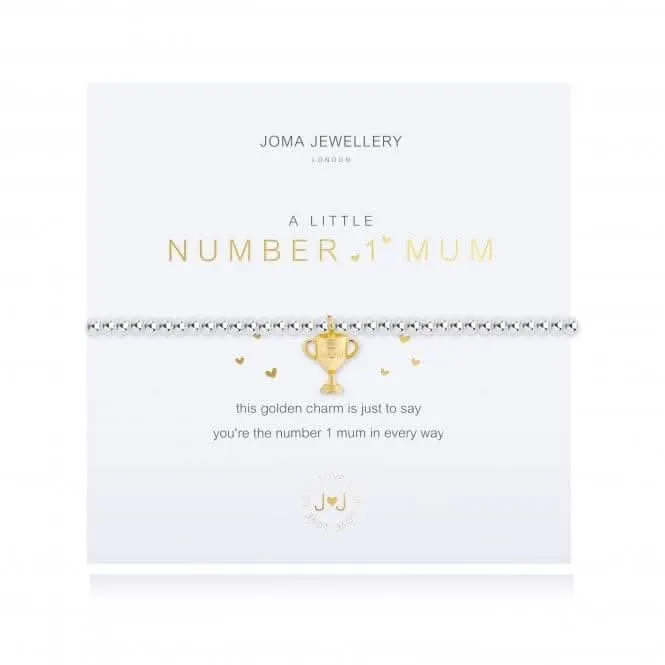 A little Number 1 Mum Bracelet 4682 Joma Jewellery