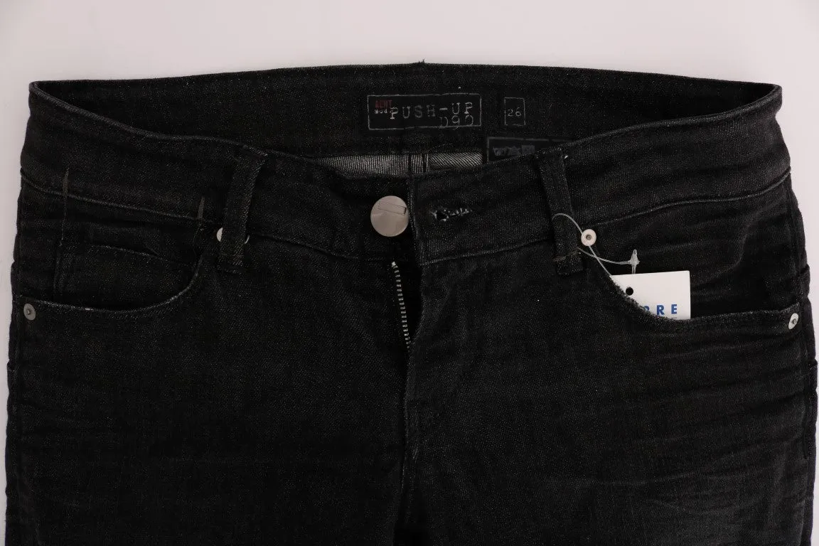 Acht  blue Cotton Bottoms Slim Fit Women's Jeans