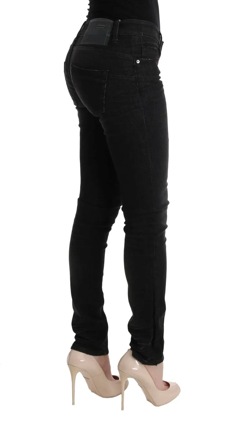 Acht  blue Cotton Bottoms Slim Fit Women's Jeans