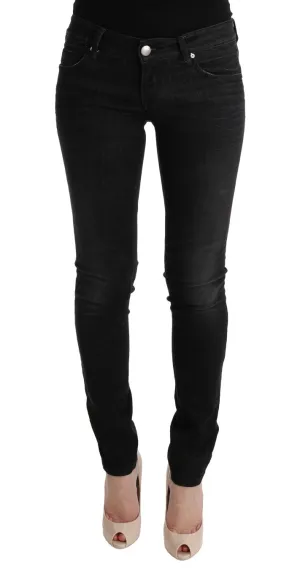 Acht  blue Cotton Bottoms Slim Fit Women's Jeans