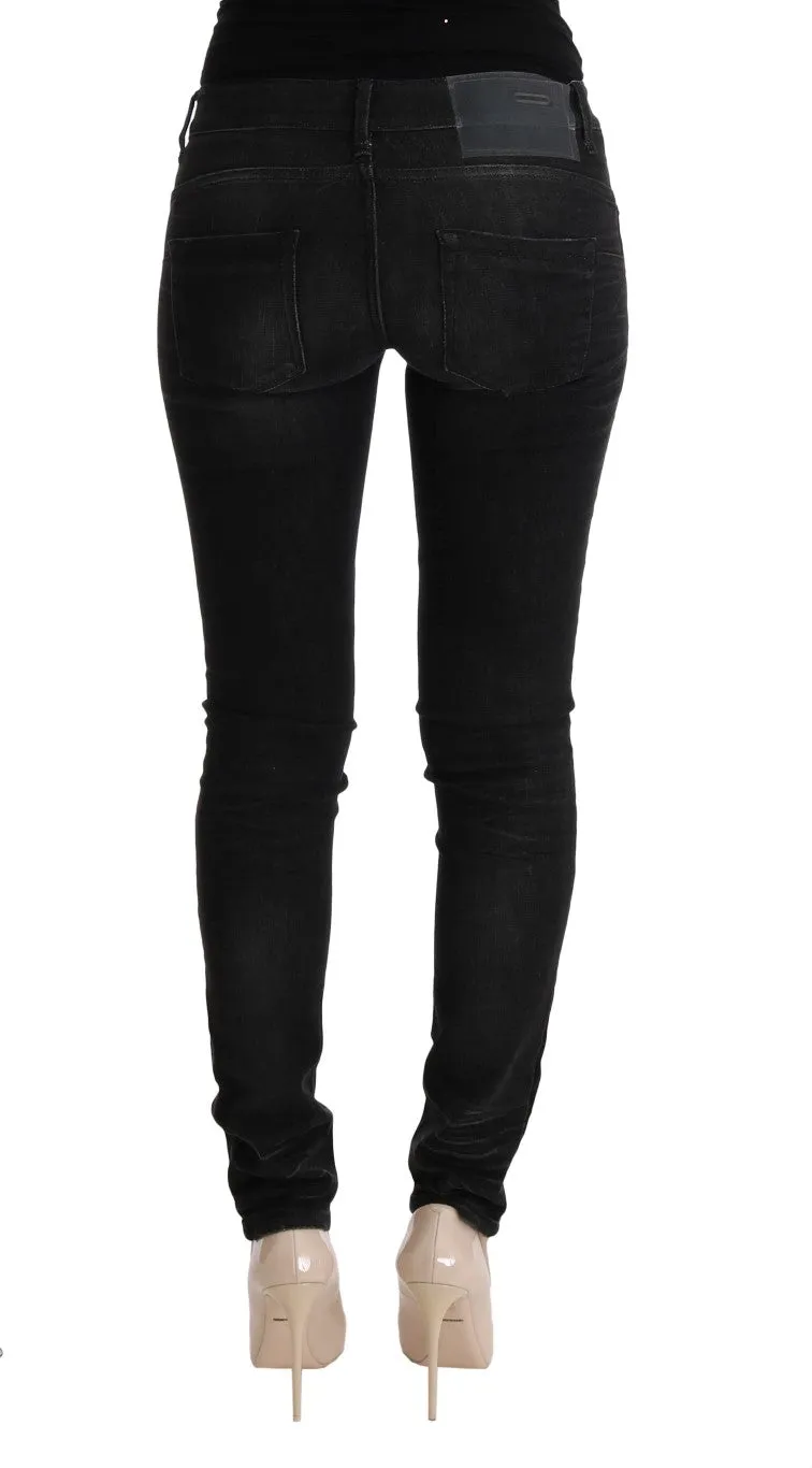 Acht  blue Cotton Bottoms Slim Fit Women's Jeans