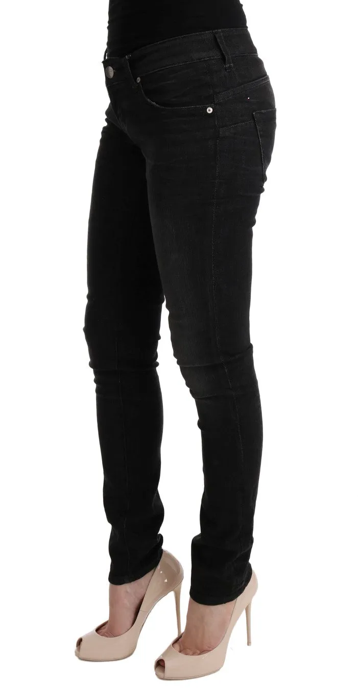 Acht  blue Cotton Bottoms Slim Fit Women's Jeans