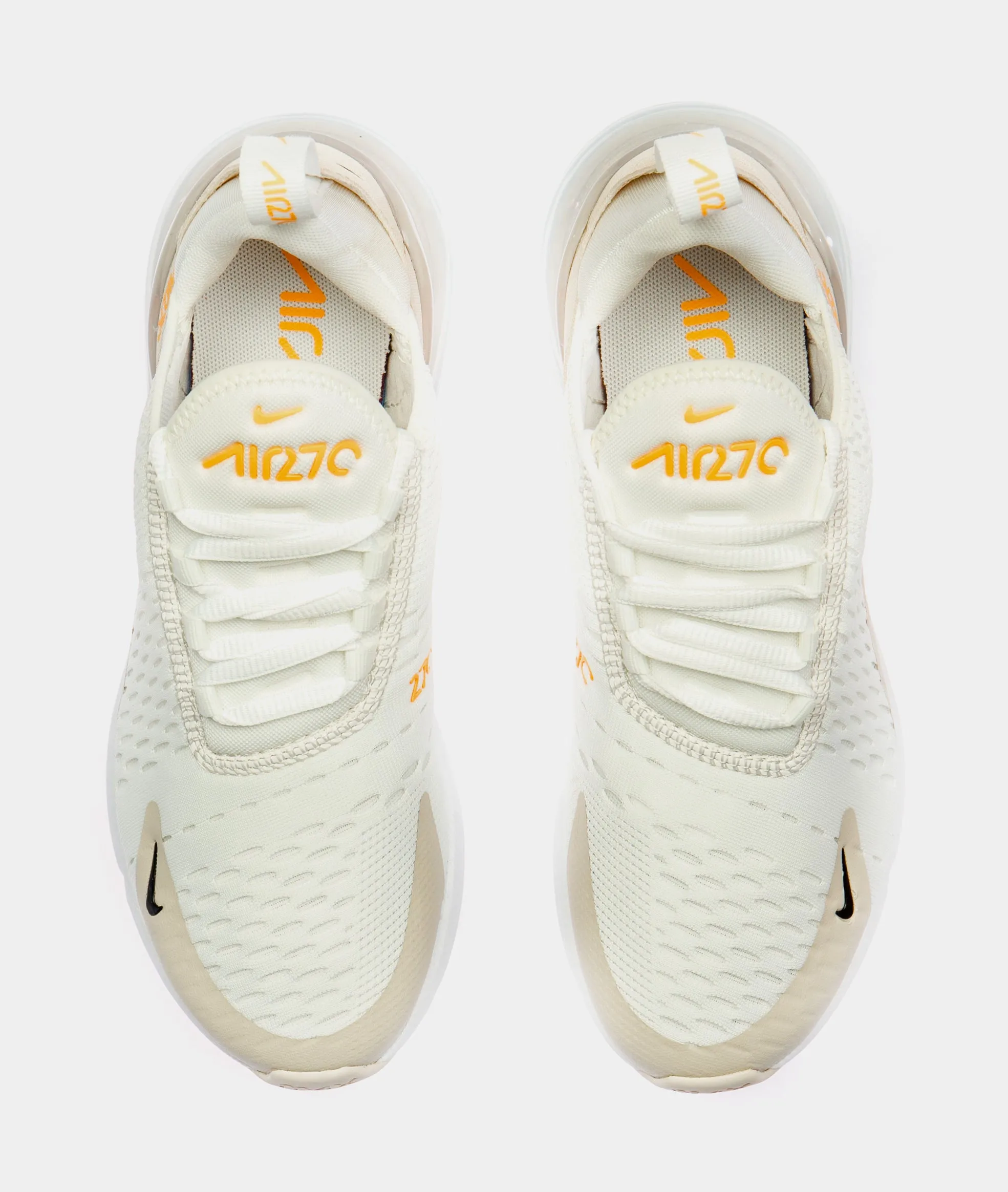 Air Max 270 Desert Sand Womens Running Shoe (White/Beige/Black)