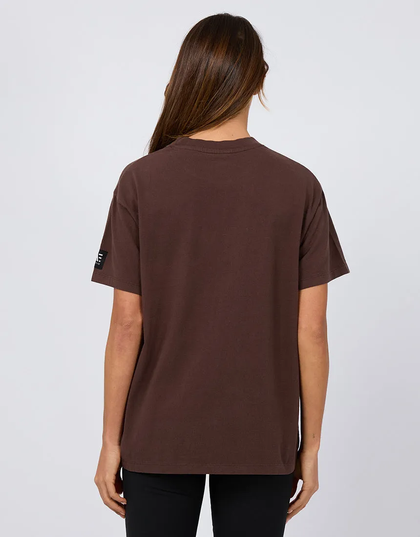 All About Eve Elements Oversized Tee Brown