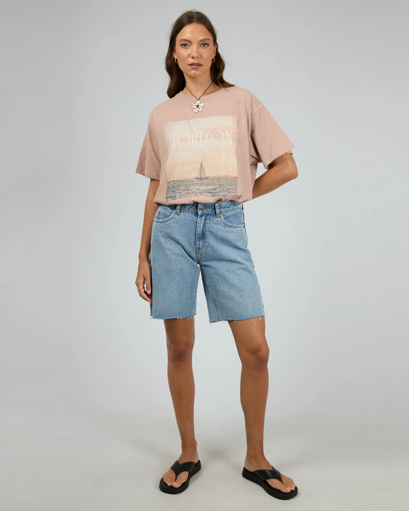 All About Eve Horizon Oversized Tee Fawn