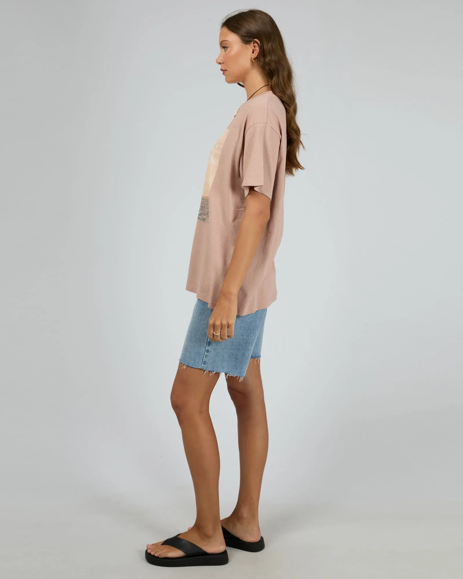 All About Eve Horizon Oversized Tee Fawn