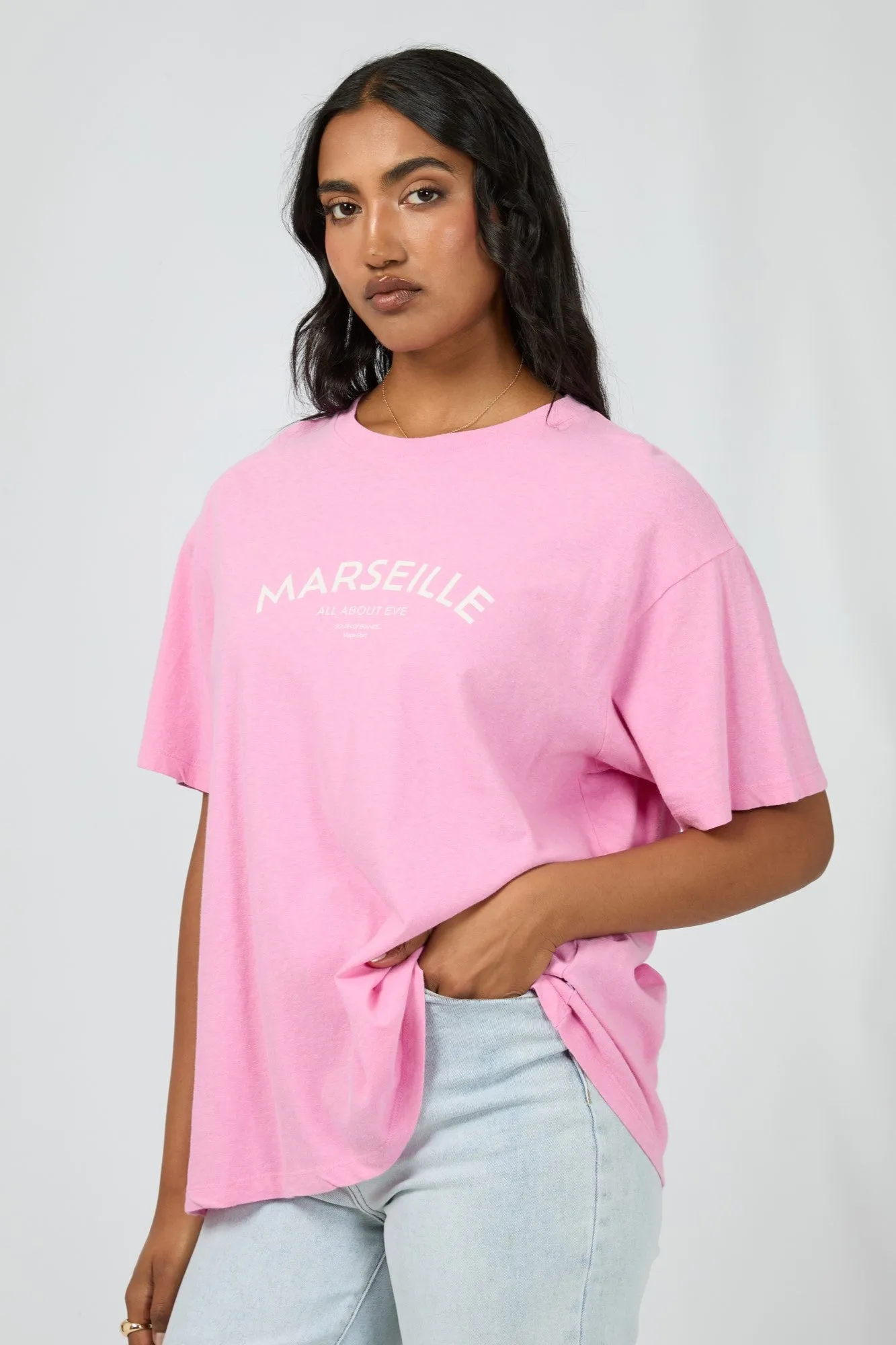 All About Eve Marseille Oversized Tee Mauve