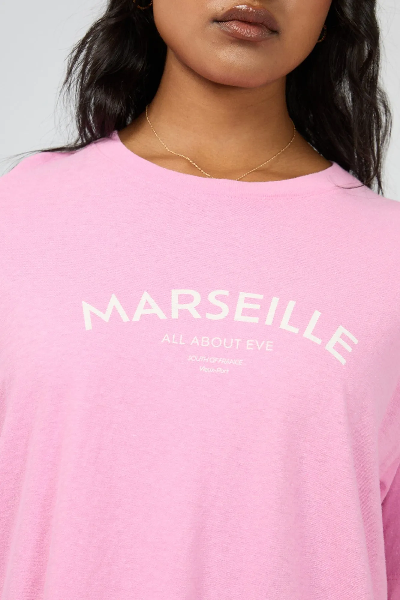 All About Eve Marseille Oversized Tee Mauve