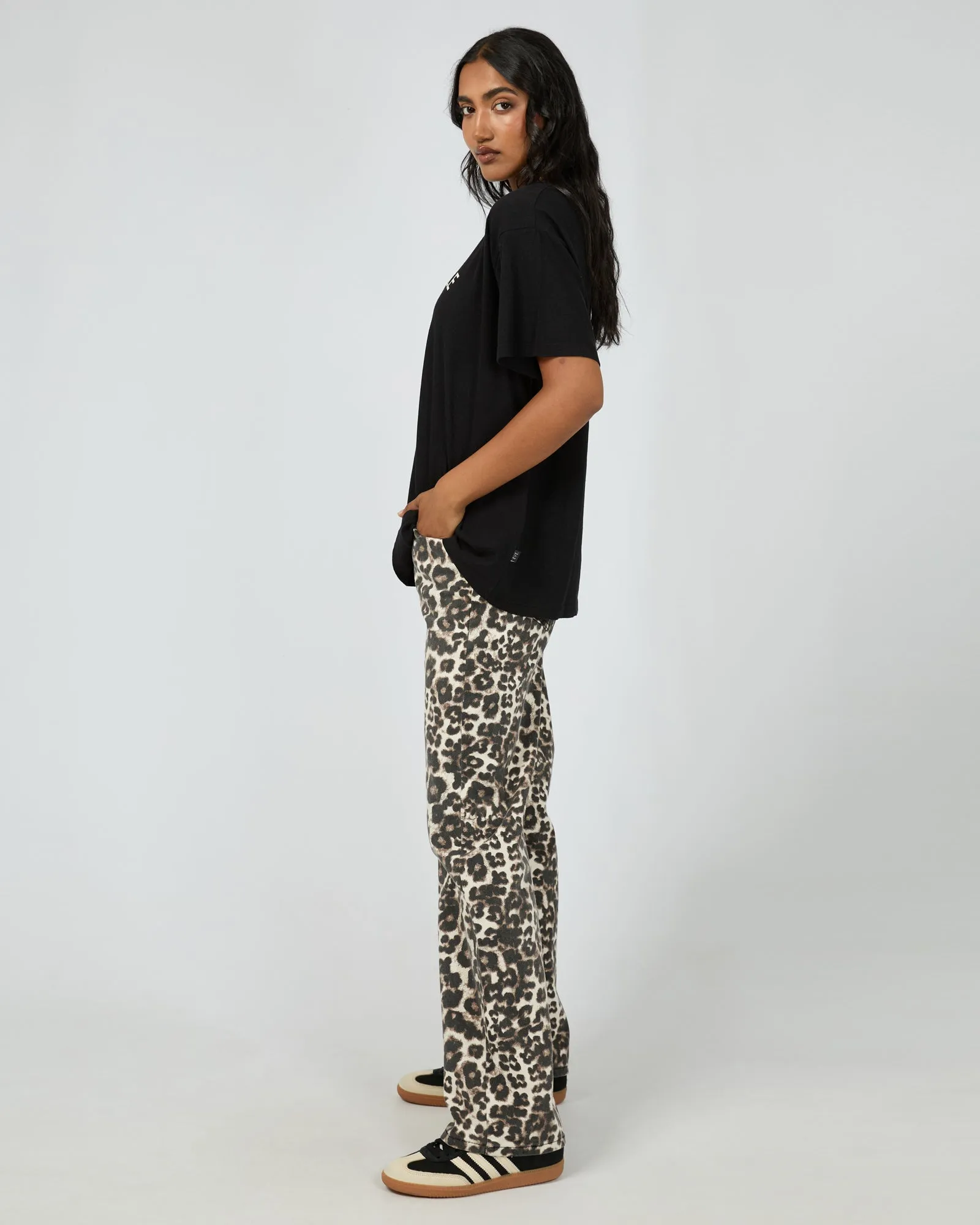 All About Eve Marseille Oversized Tee Washed Black