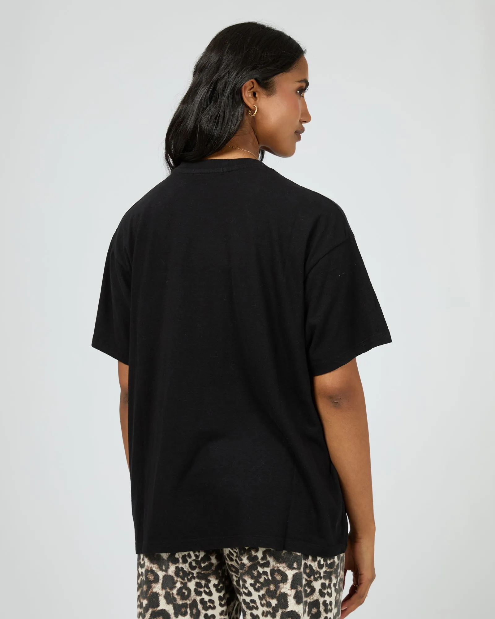 All About Eve Marseille Oversized Tee Washed Black