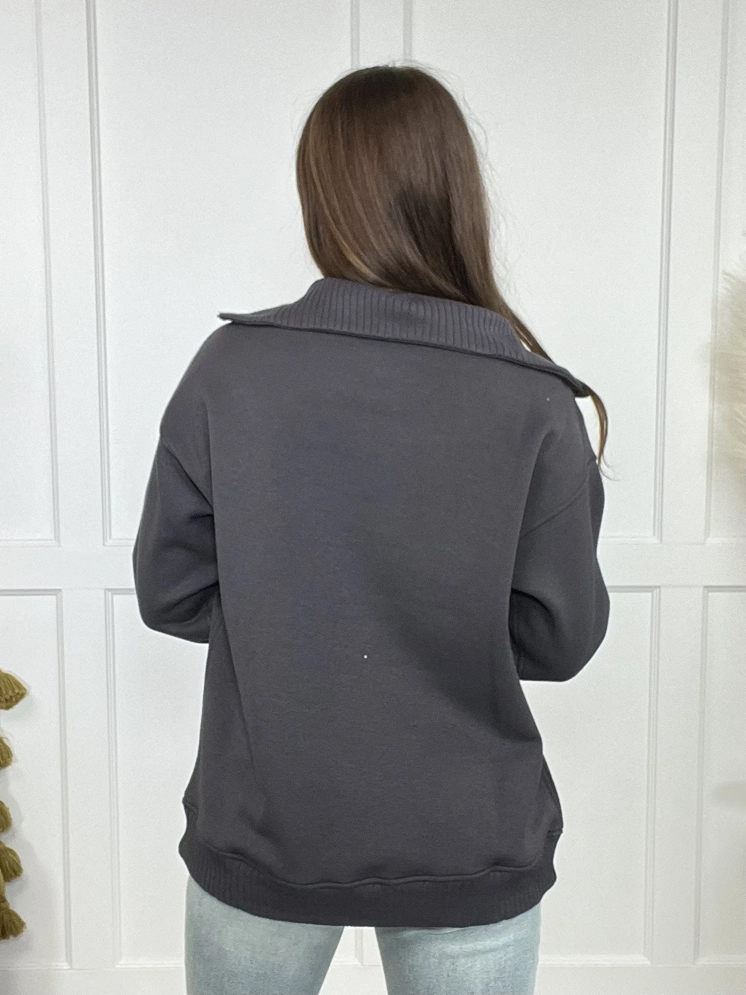 Alone Time Women's Rib Cuff Sweatshirt