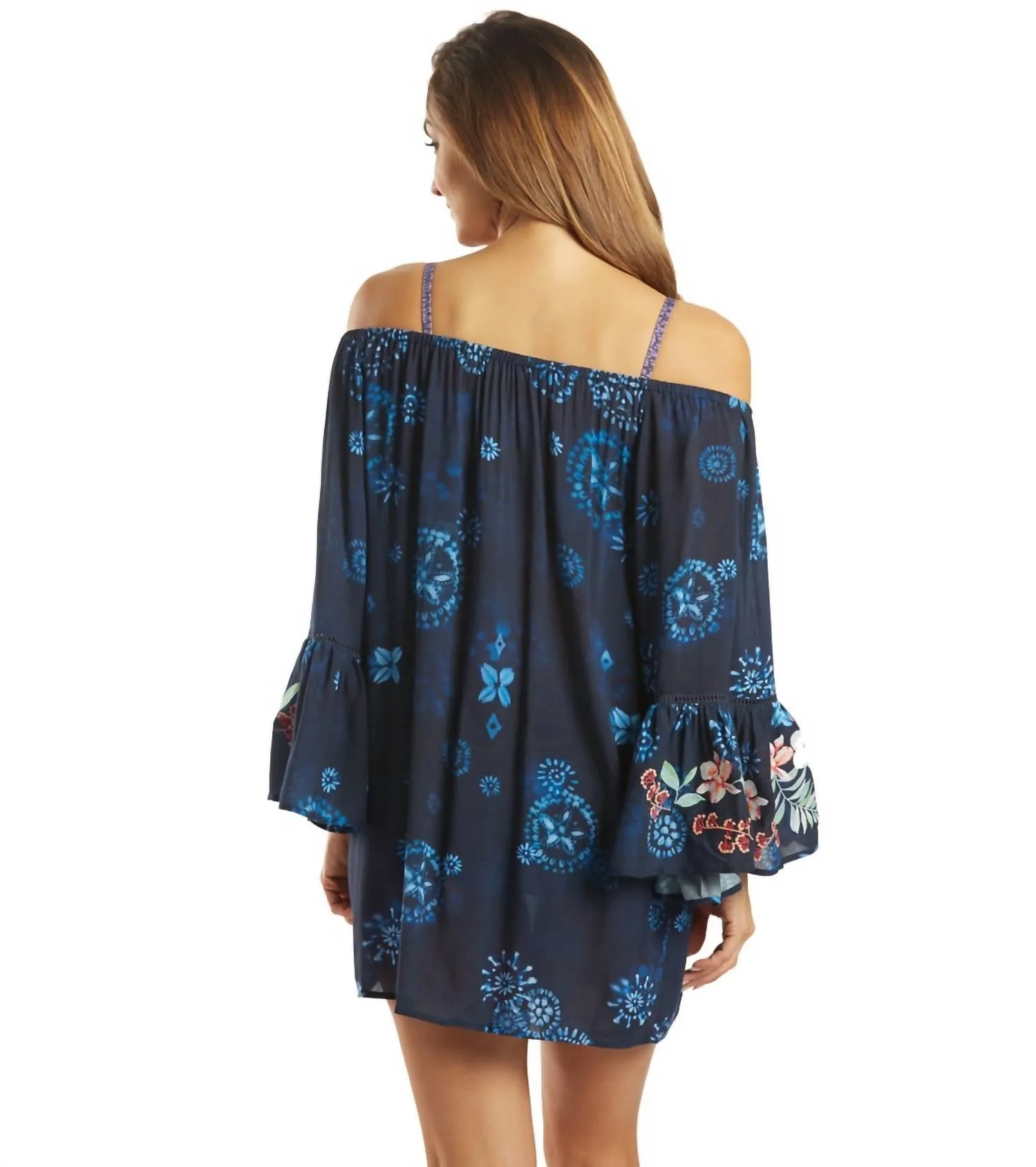Annia Off The Shoulder Cover Up In Multi