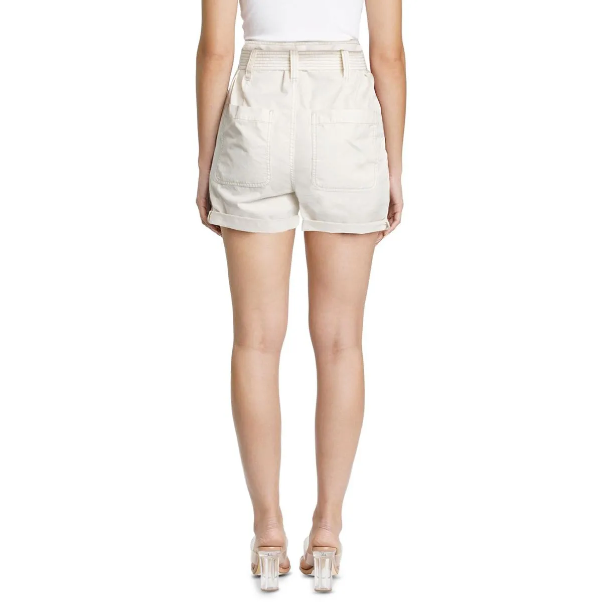 Arita Womens Paperbag Cuffed Shorts