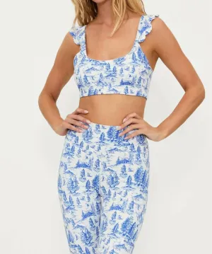 Audrey Sports Bra In Blue