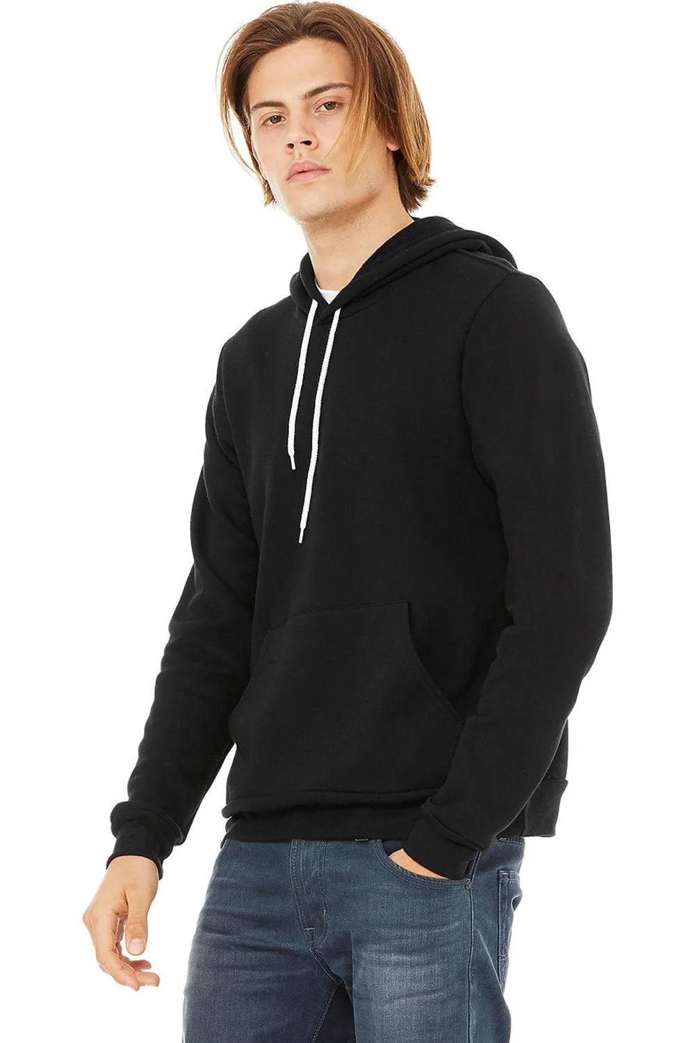 Bella   Canvas Unisex Pullover Polycotton Fleece Hooded Sweatshirt / Hoodie