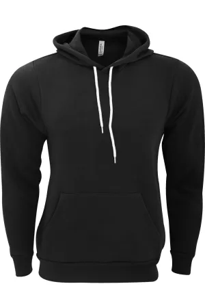 Bella   Canvas Unisex Pullover Polycotton Fleece Hooded Sweatshirt / Hoodie