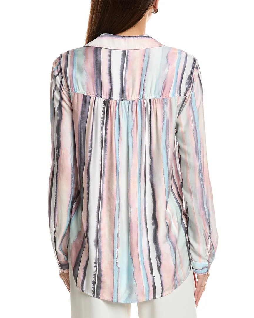 Bella Dahl Rounded Hem Button-Down Shirt