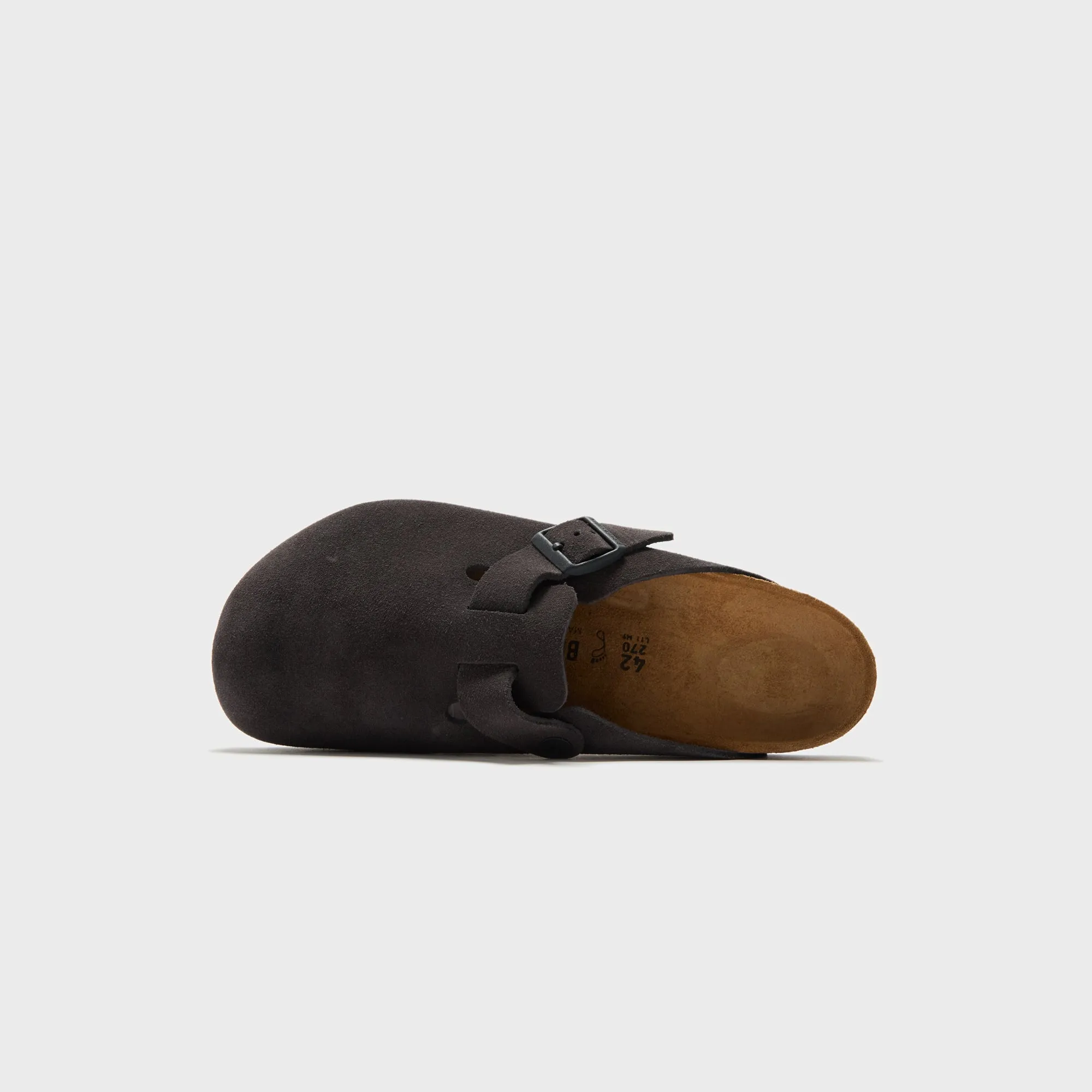 Birkenstock Boston - Velvet Gray Suede Birkenstock Shoes