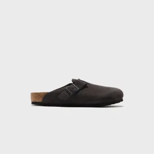 Birkenstock Boston - Velvet Gray Suede Birkenstock Shoes