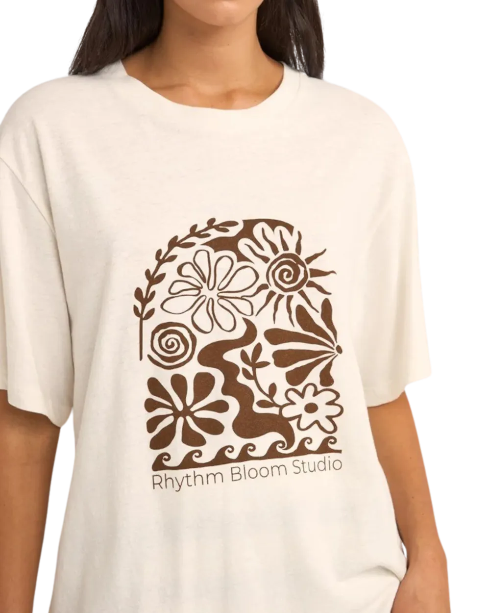 Bloom Studio Oversized T-Shirt in Vintage White