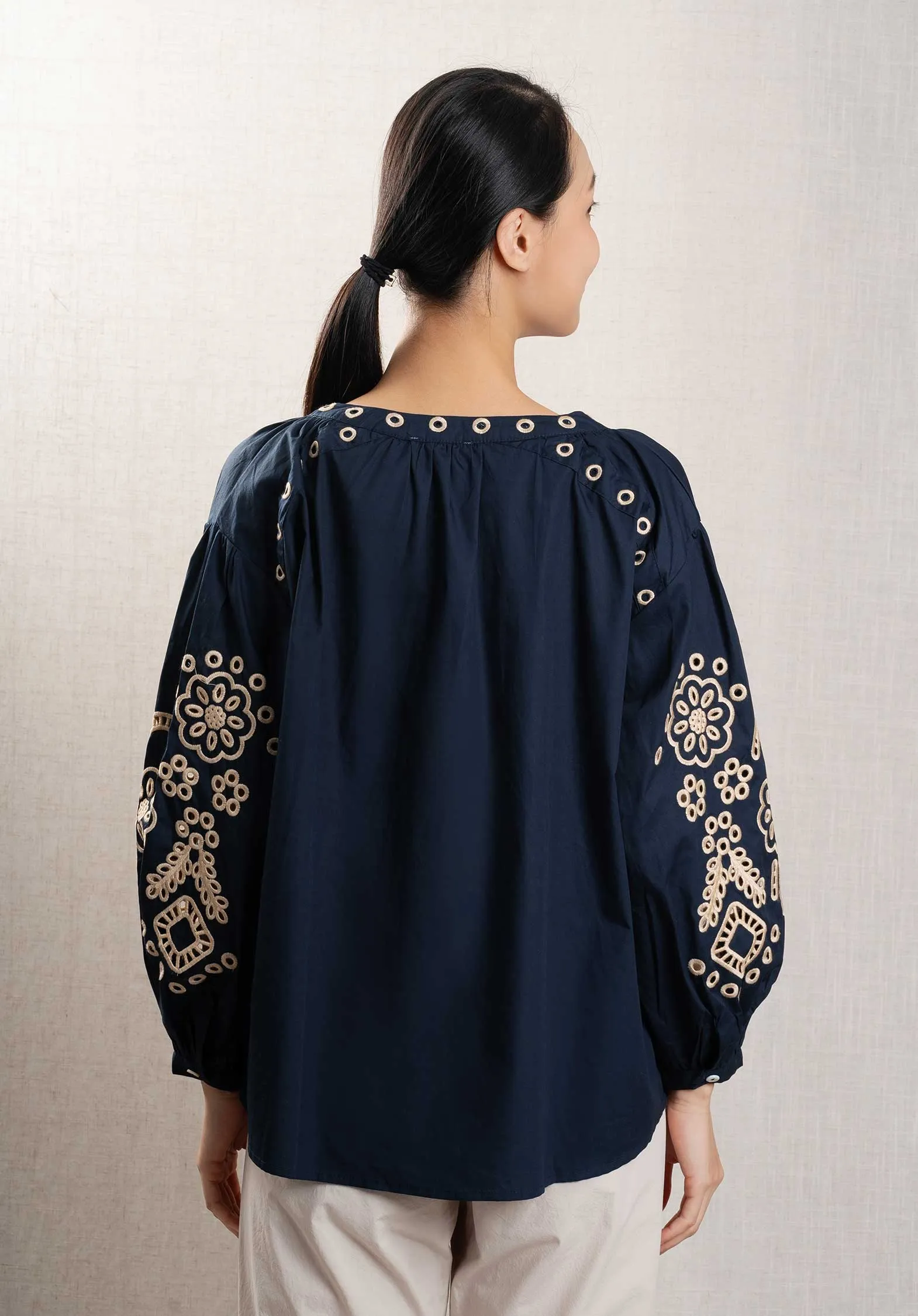 Blouse 25sj102 Bleu-Marine