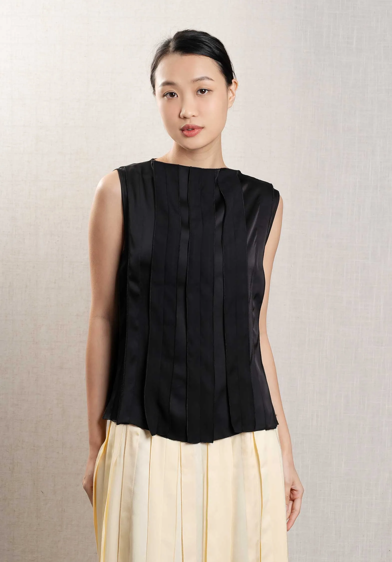 Blouse Atto002 Sidney Top Nero