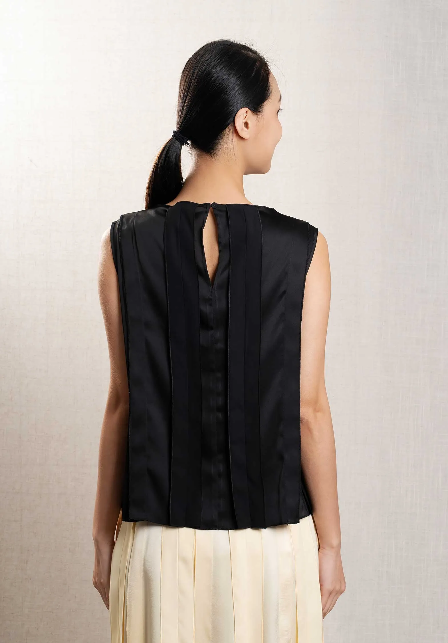 Blouse Atto002 Sidney Top Nero