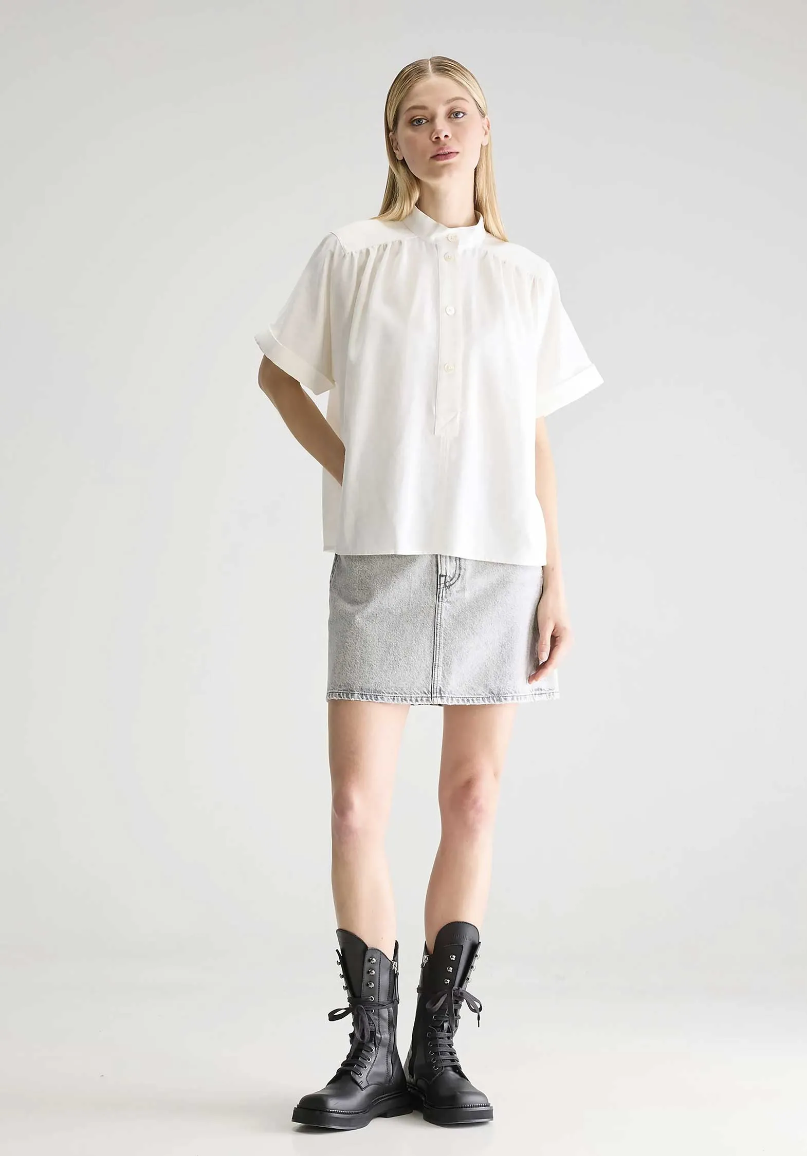 Blouse Bw251419 P157 Pear51 P1576 White