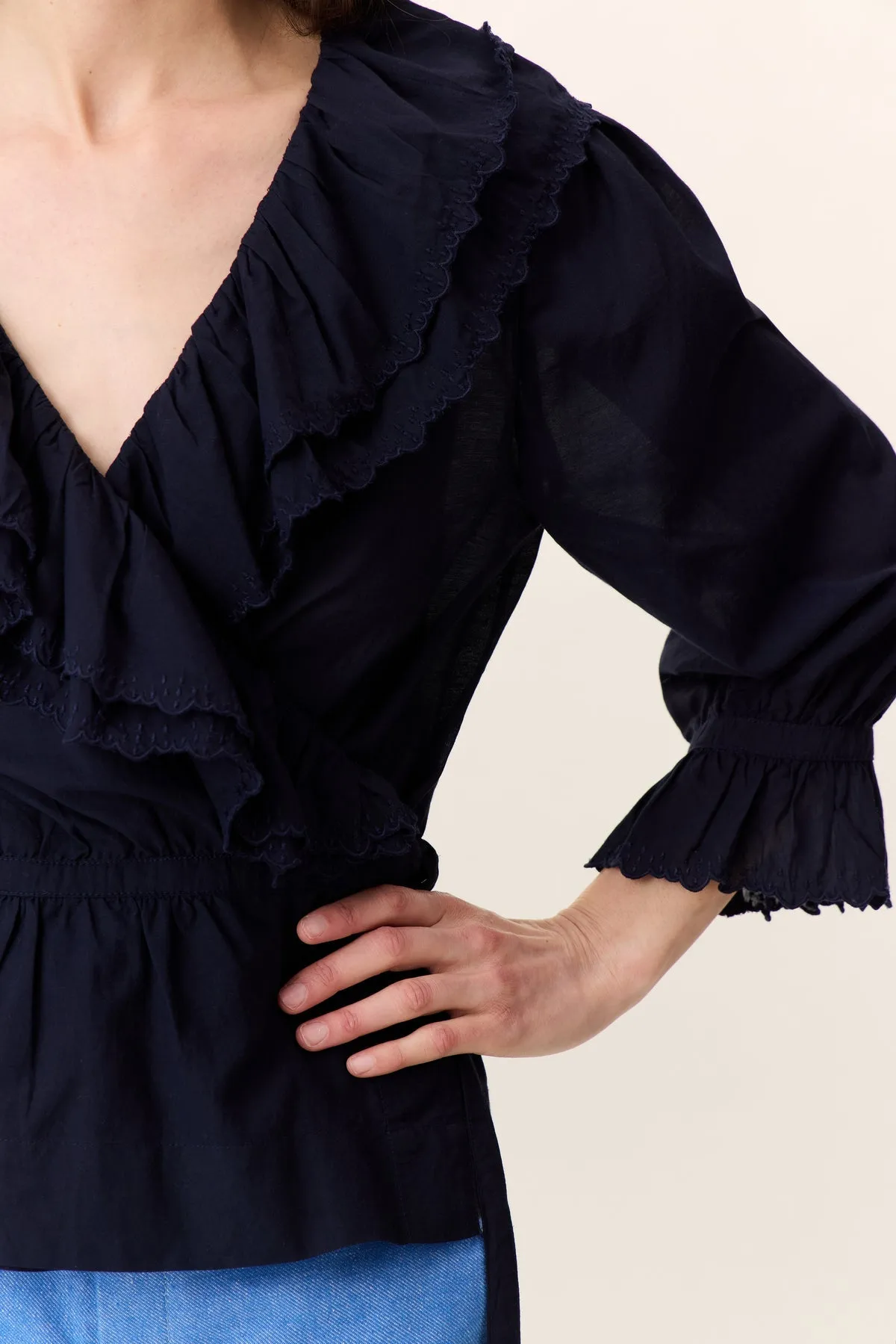 Blouse Cala Tcv1 Cala Tcv1 Plain Black-Iris