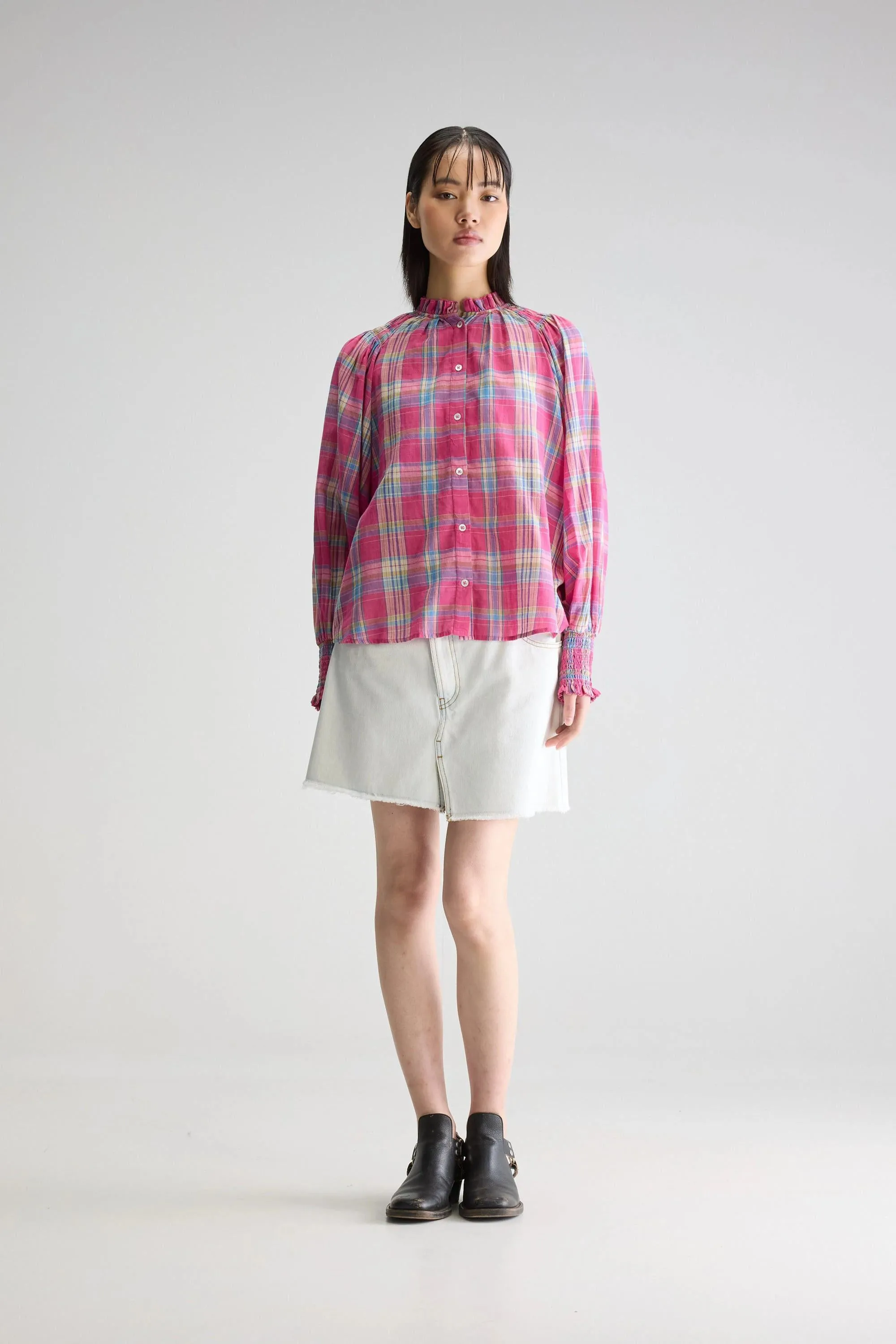 Blouse Cassis C1356 Check-A