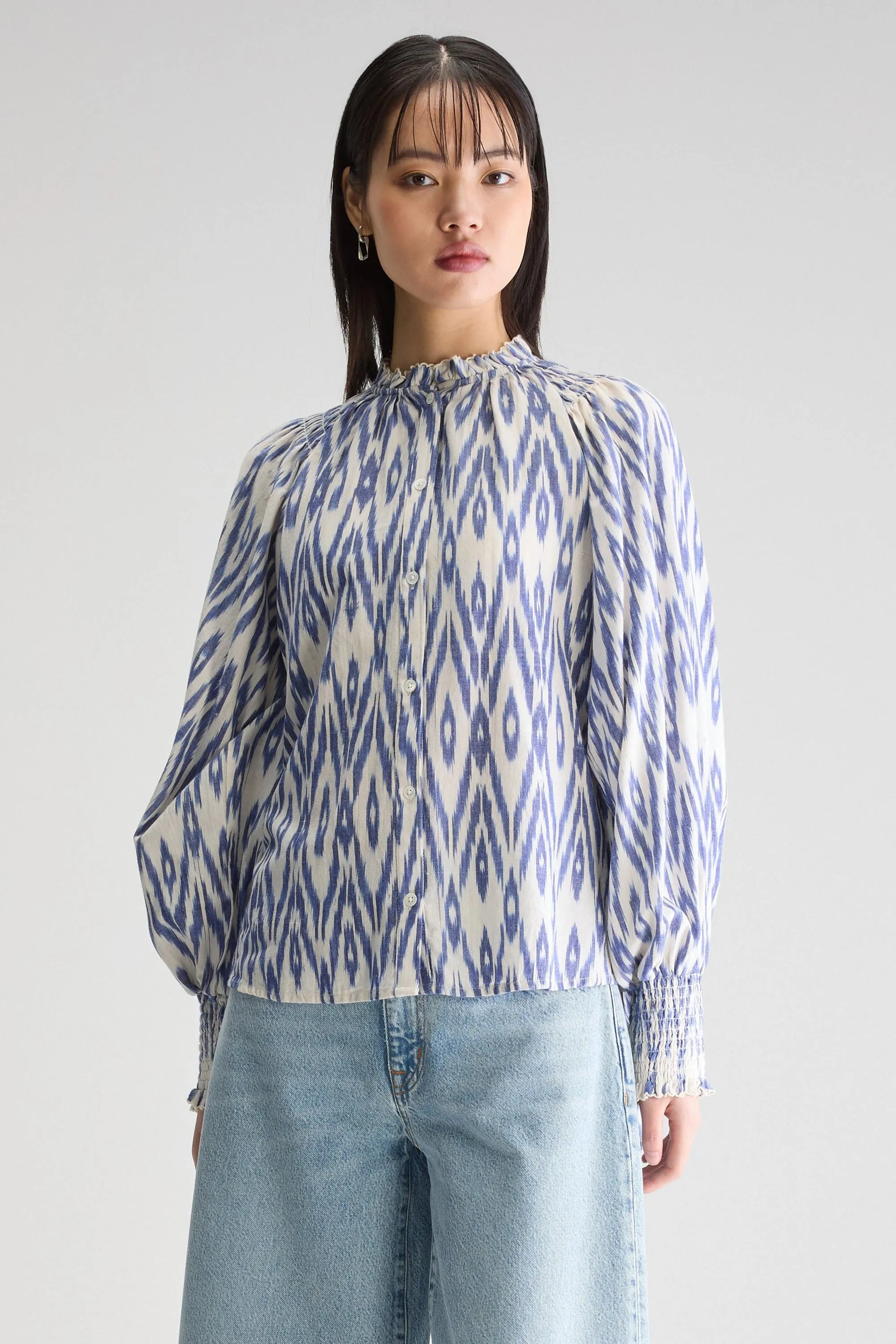 Blouse Cassis F2521 Combo-A