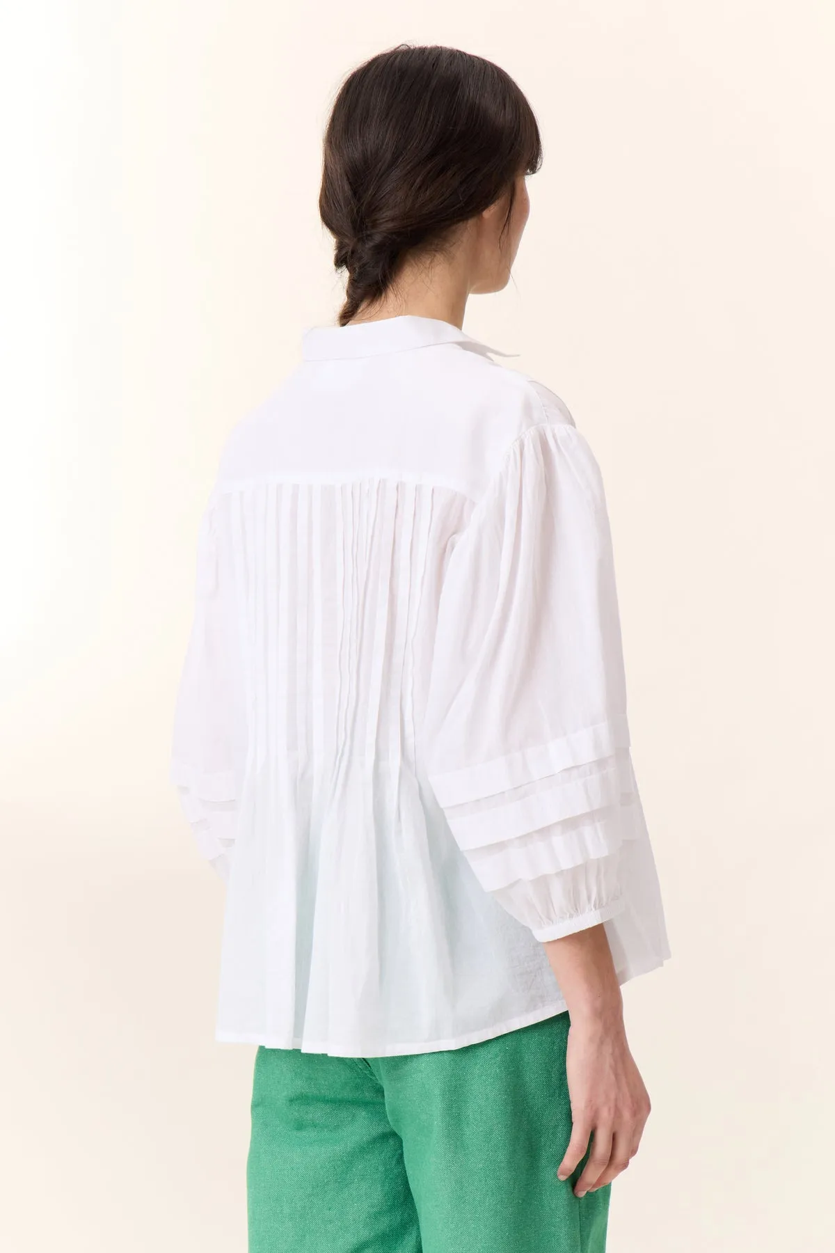 Blouse Chimi Tc1 Chimi Tc160 Plea White