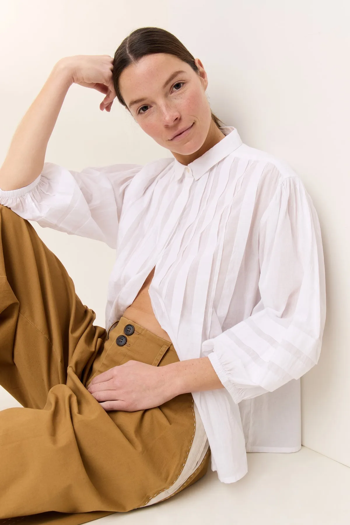 Blouse Chimi Tc1 Chimi Tc160 Plea White