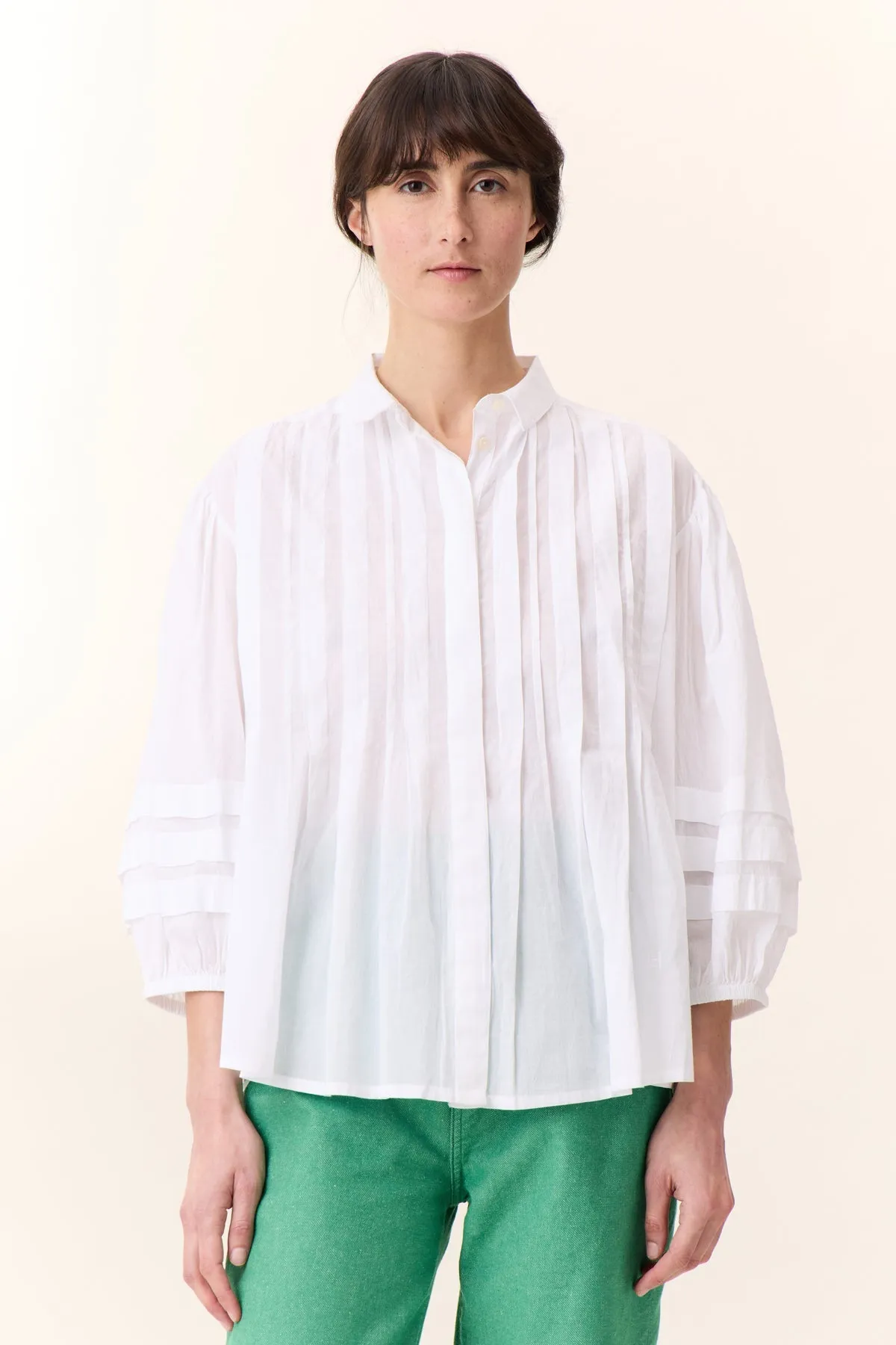 Blouse Chimi Tc1 Chimi Tc160 Plea White
