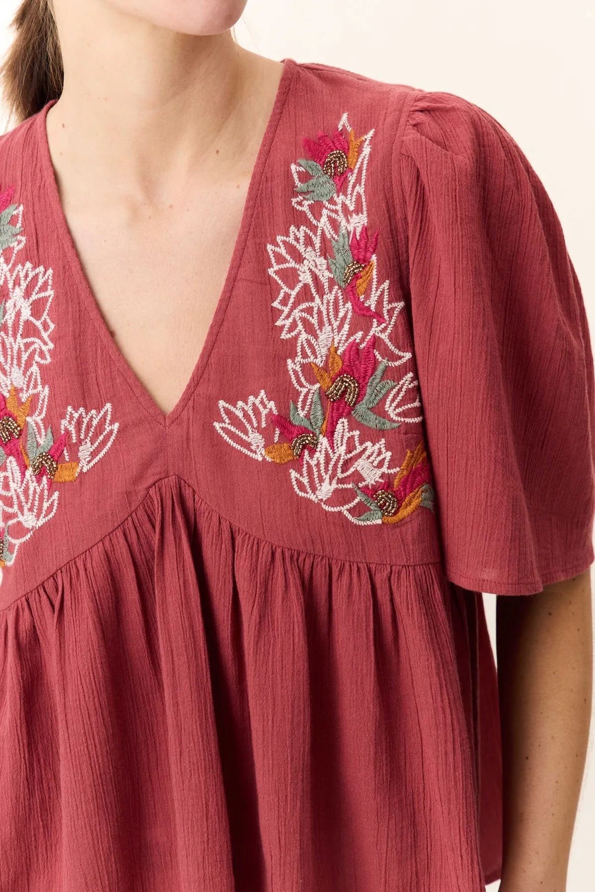 Blouse Choly Tcc Choly Tcc01 Pear Tomato