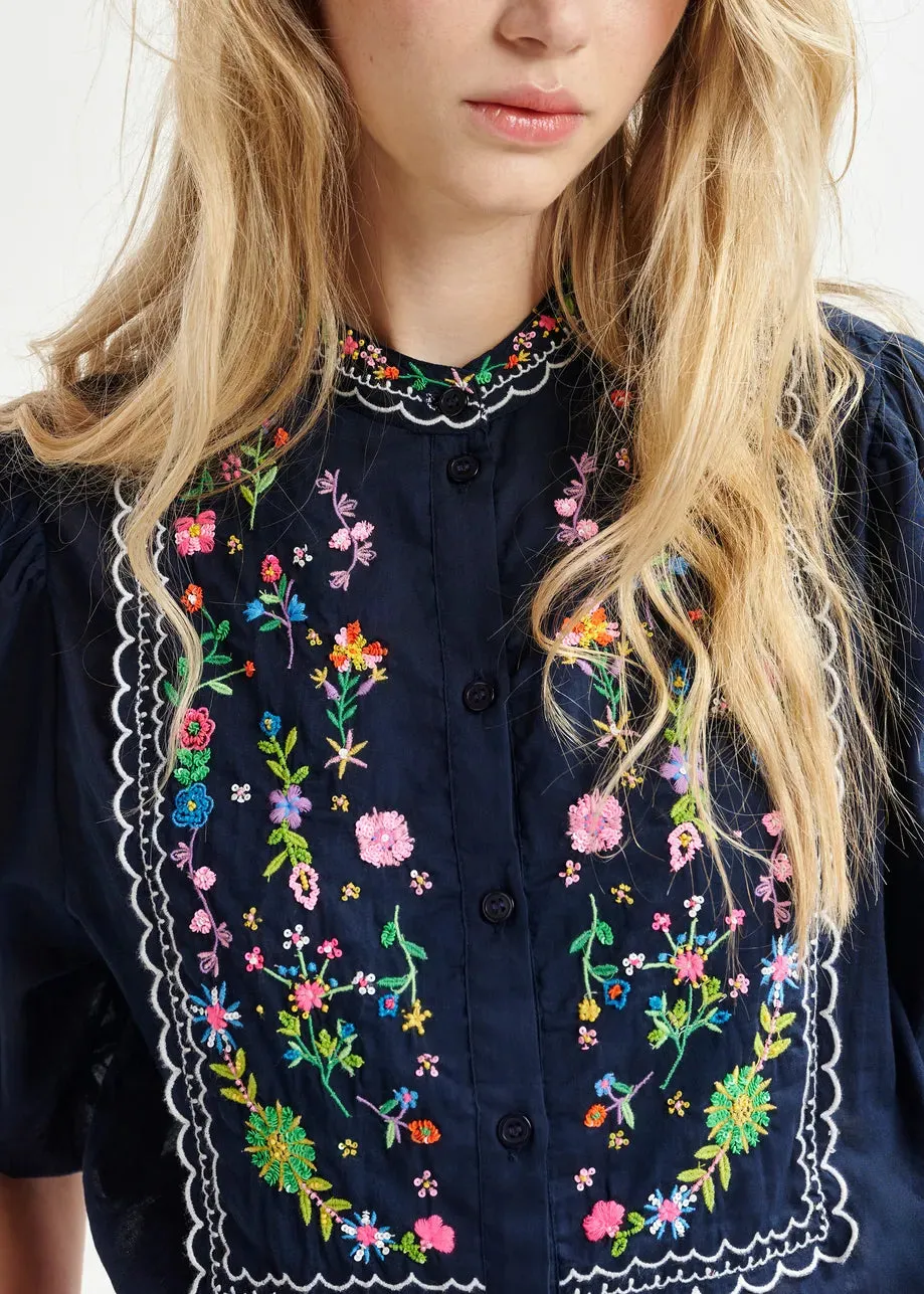 Blouse Horange Dark-Sapphire