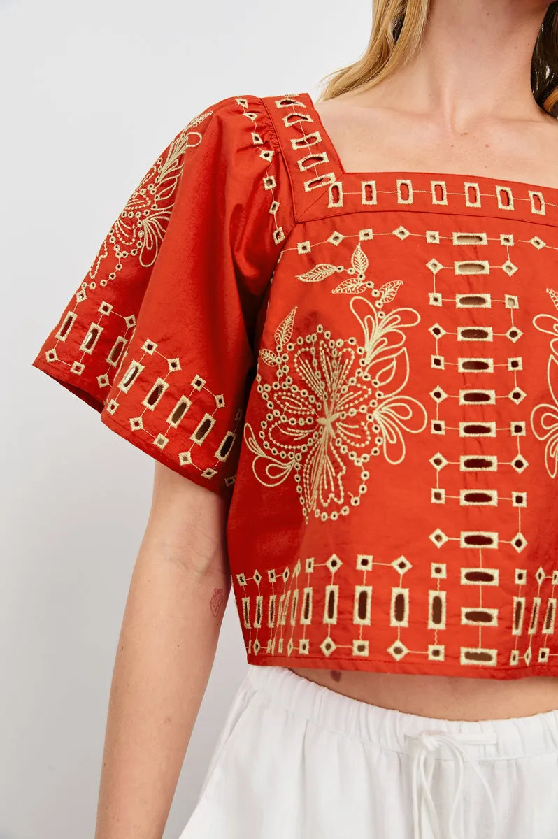 Blouse Laine 7856 Terracotta