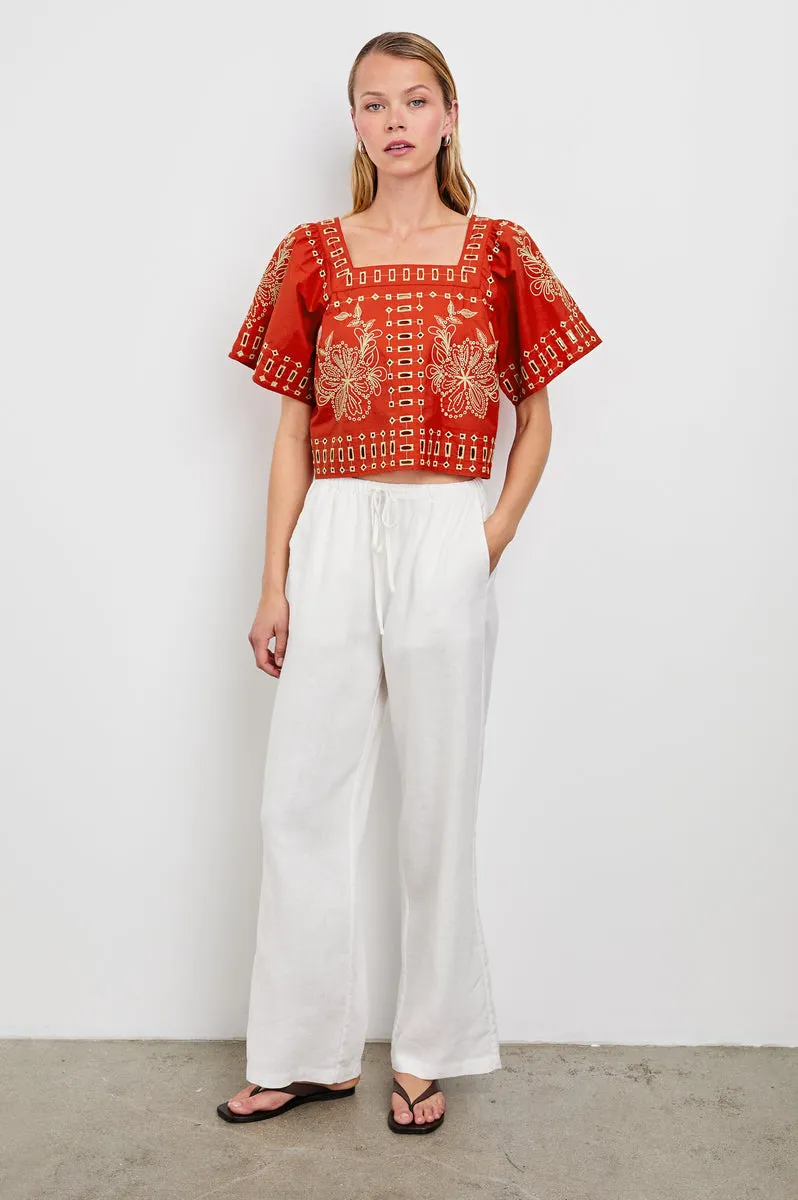Blouse Laine 7856 Terracotta