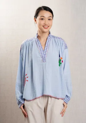 Blouse Nf 183324 Light-Blue