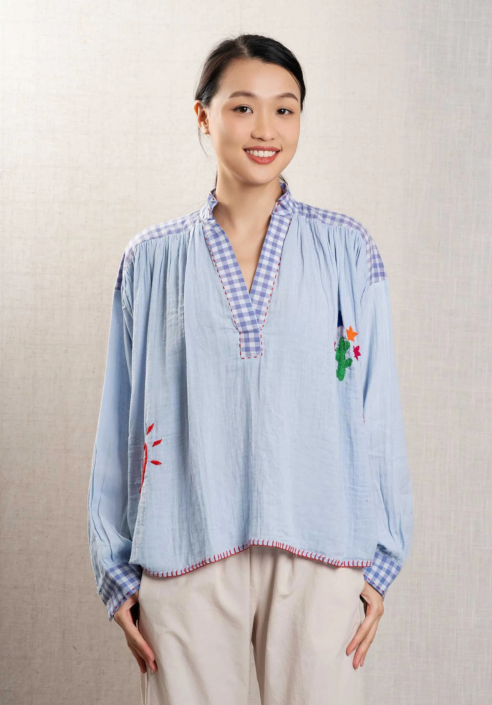 Blouse Nf 183324 Light-Blue