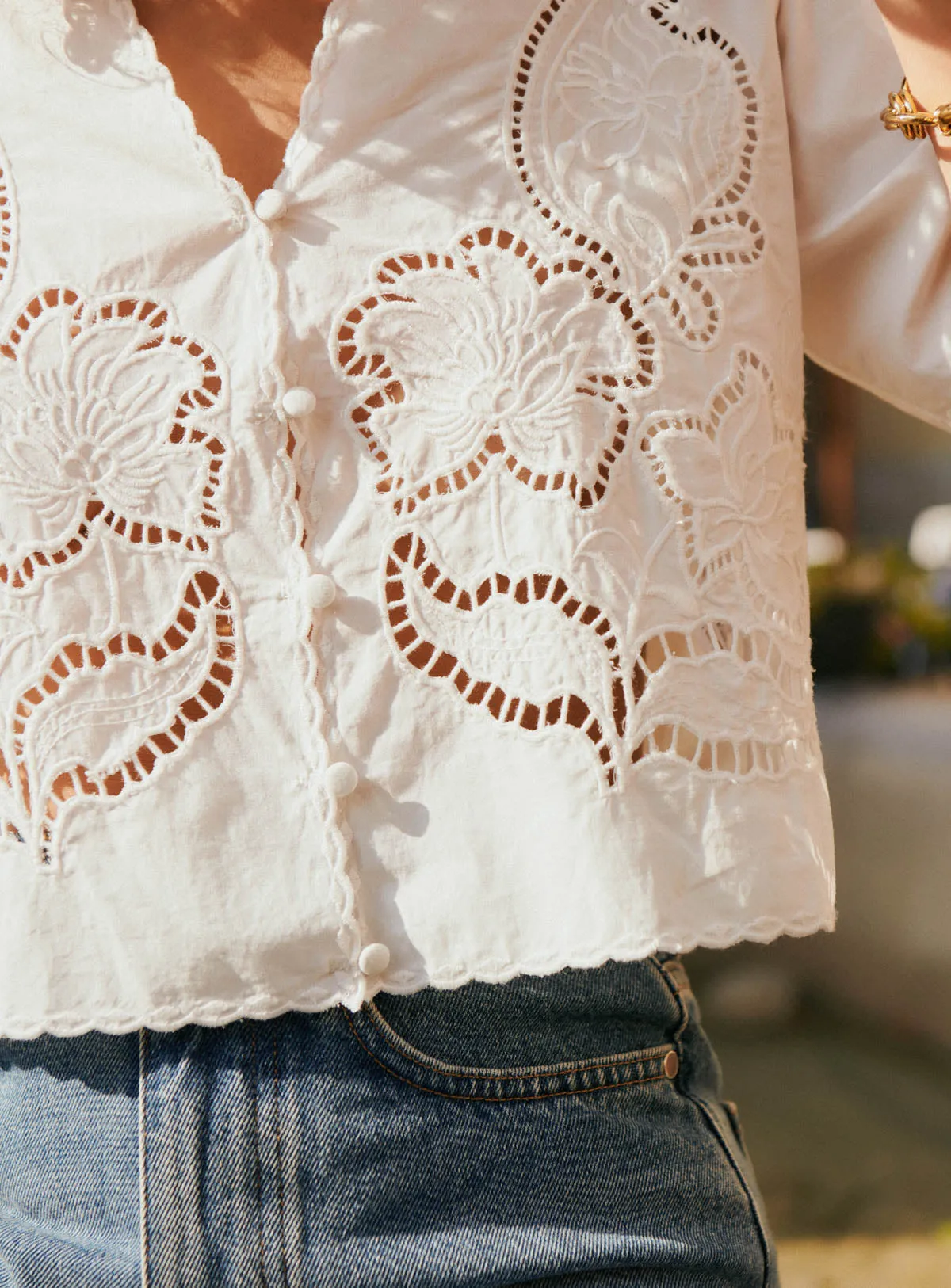 Blouse Theo Ecru
