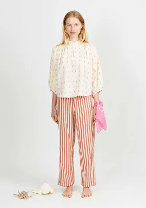 Blouse Wb02 Plumetis Femme Rouge-30