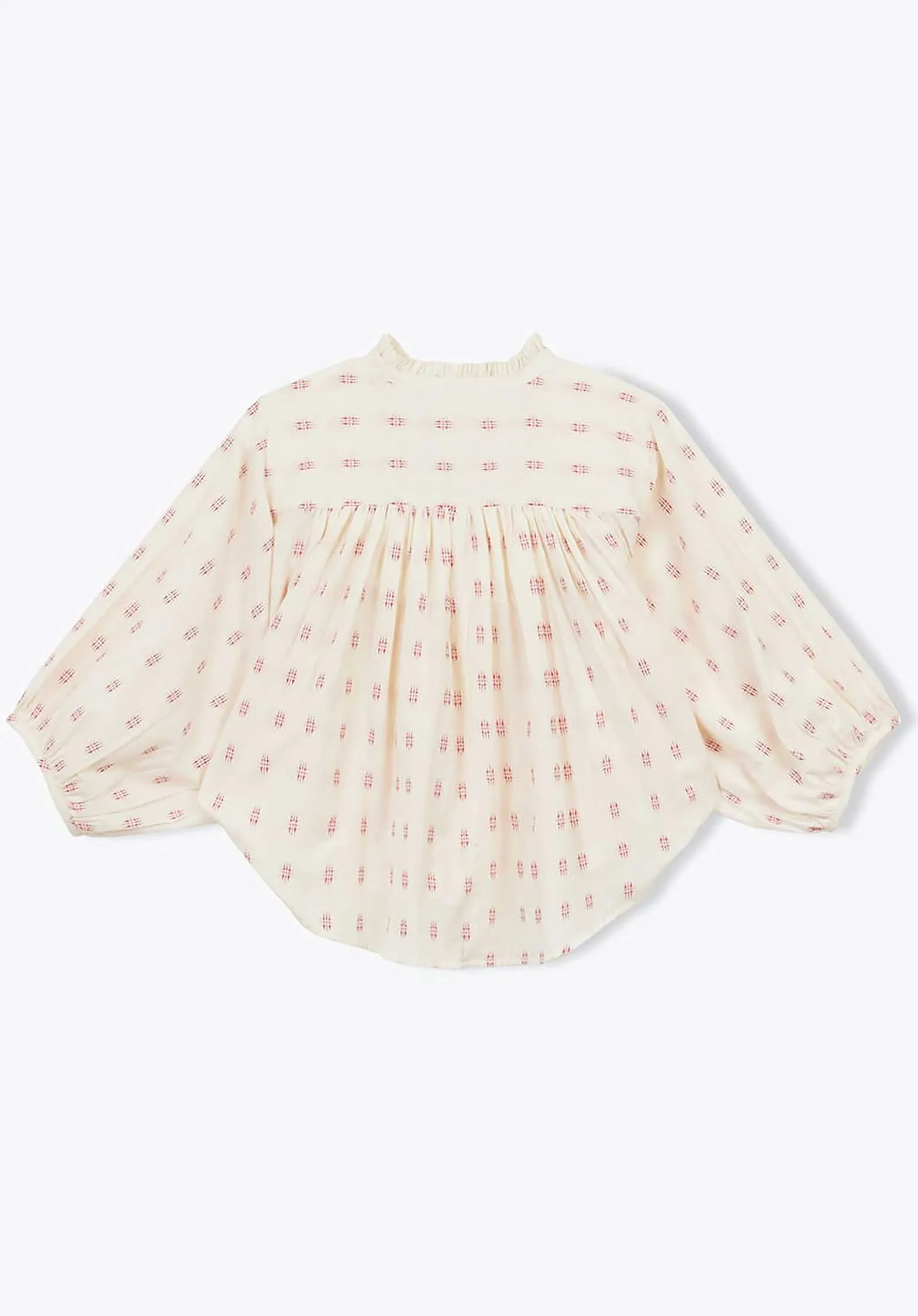 Blouse Wb02 Plumetis Femme Rouge-30