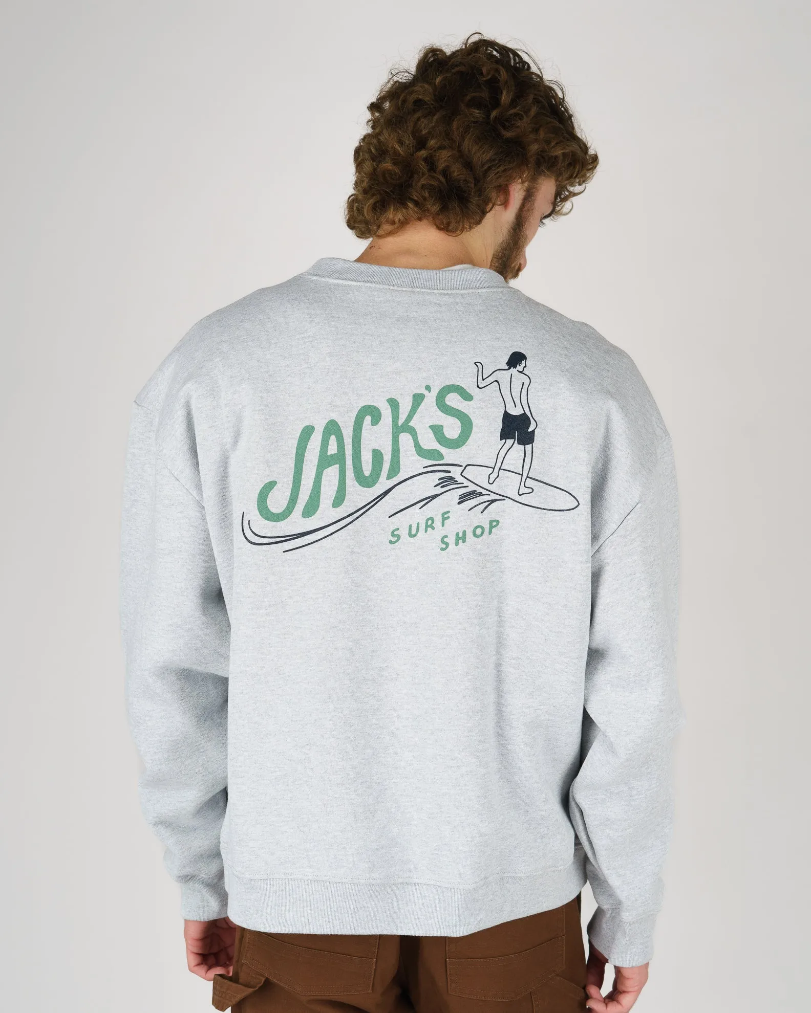 Bobber Heavyweight Crewneck - Grey