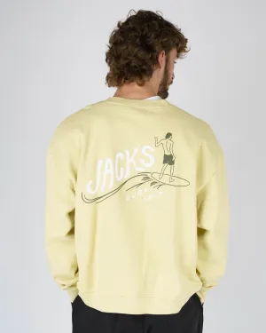 Bobber Heavyweight Crewneck - Yellow