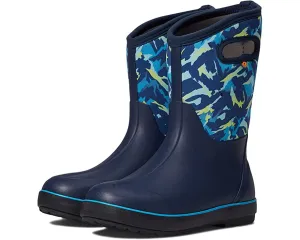 Bogs Shoes Classic II Winter Mountain Navy Multi (Size 8c-7Y)