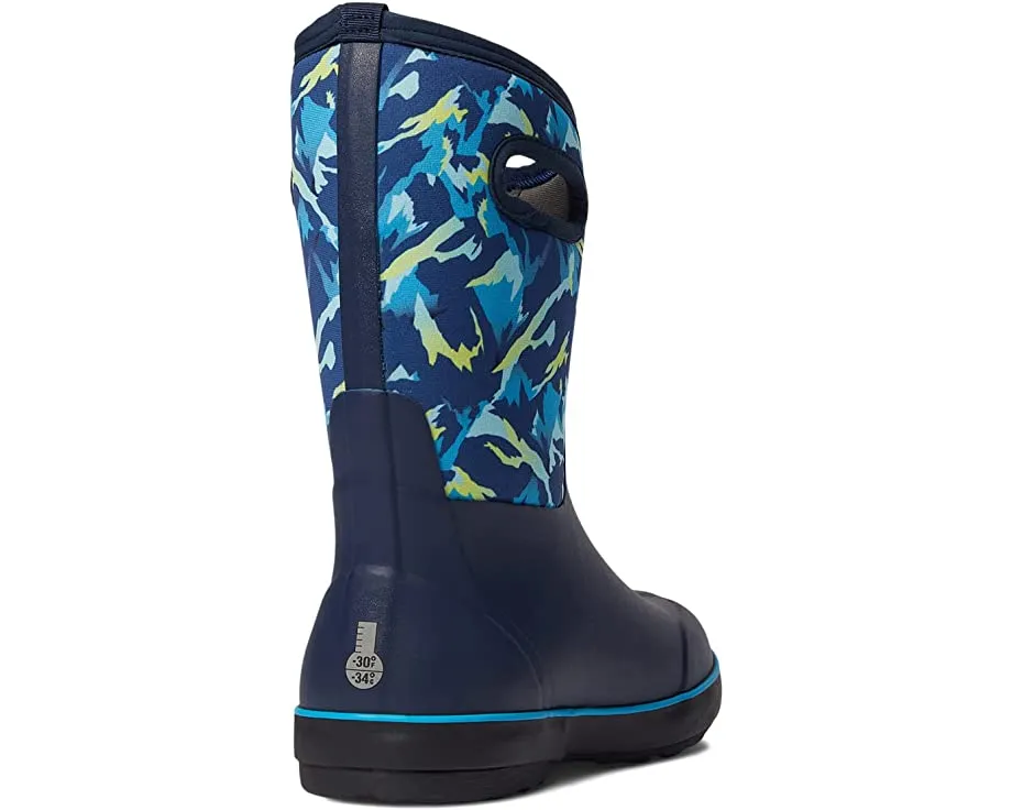 Bogs Shoes Classic II Winter Mountain Navy Multi (Size 8c-7Y)